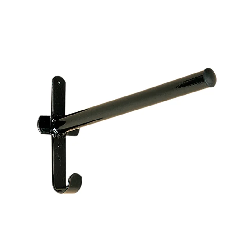 Stubbs Fixed Pole Saddle Rack In Black