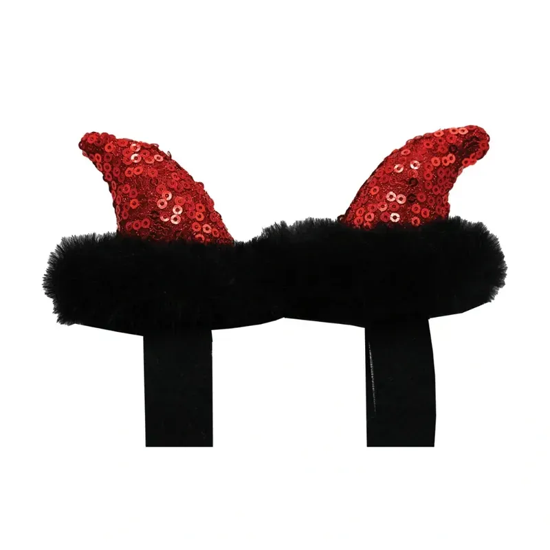 Equetech Too Hot Devil Bridle Horns in Red
