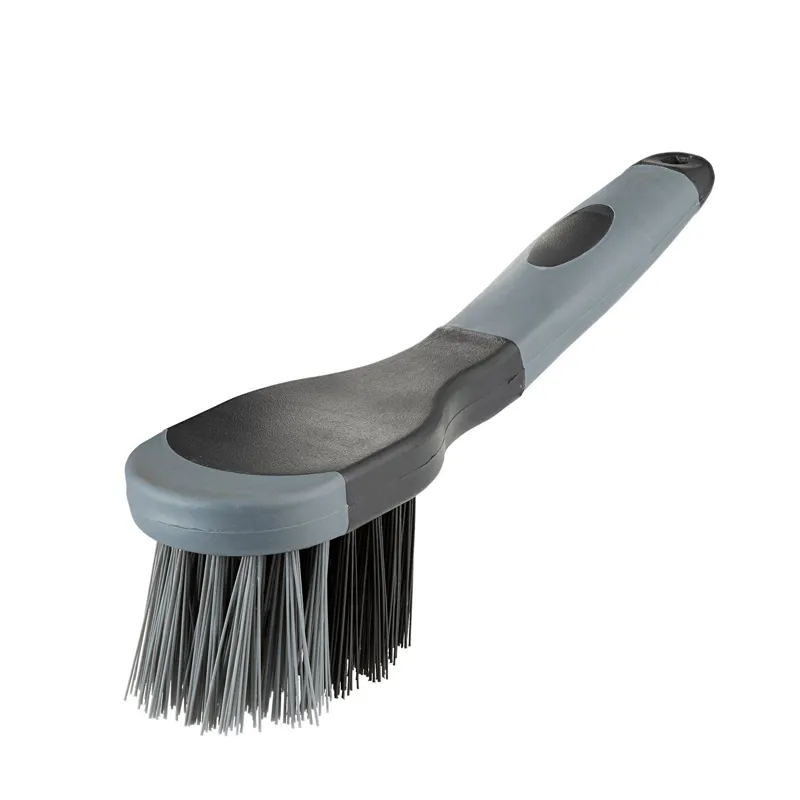 Bitz Two Tone Rubber Grip Bucket Brush in Grey