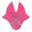 Equetech Hi-Vis Vision Acoustic Soundless Ear Bonnet in Pink