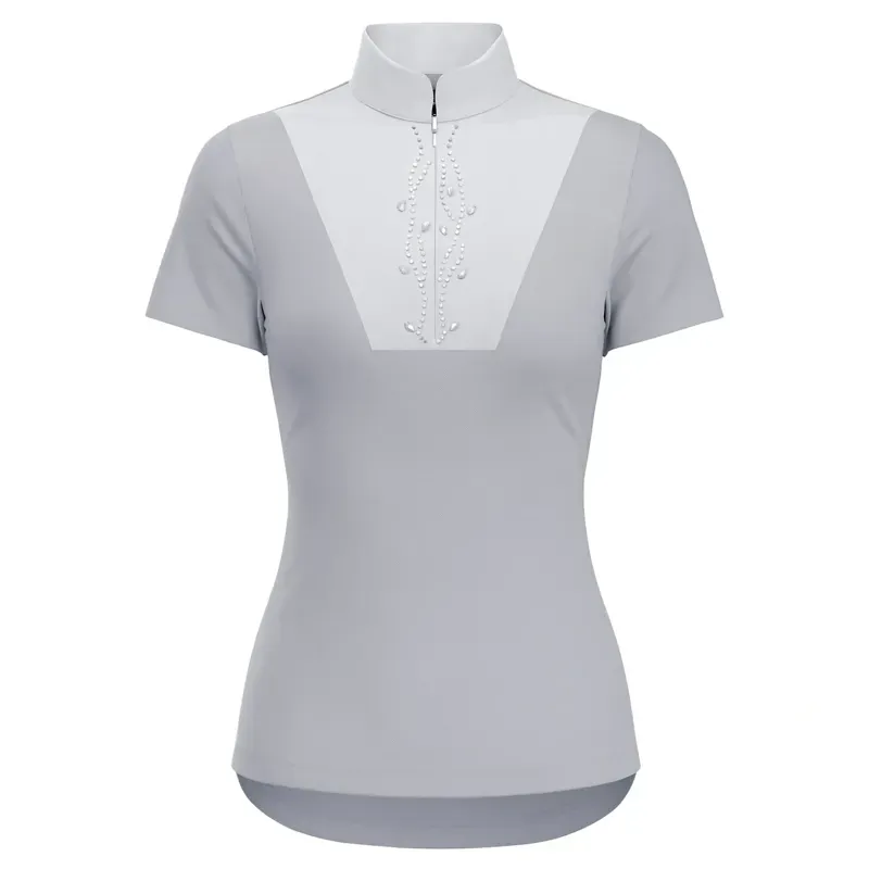 Junior Virginia Competition Shirt Dawn grey/White XS