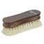 Hy Shine Deluxe Wooden Face Brush With Goats Hair in White
